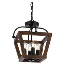 Cyril 2-in-1 Iron Pendant Light